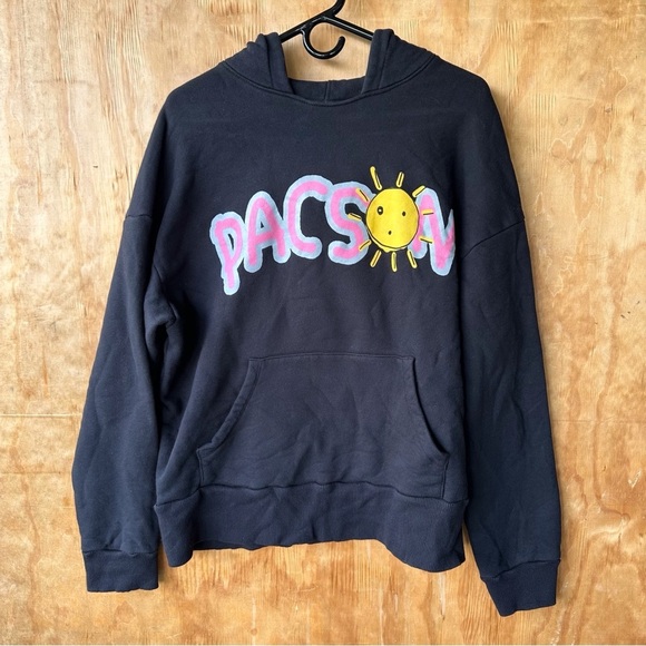 Pacsun Fun Black Sunscreen Hooded Sweatshirt - Picture 9 of 10